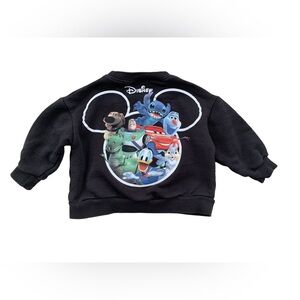 Zara x Disney Size 18-24 Months 100 Years Character Crewneck Graphic Sweatshirt